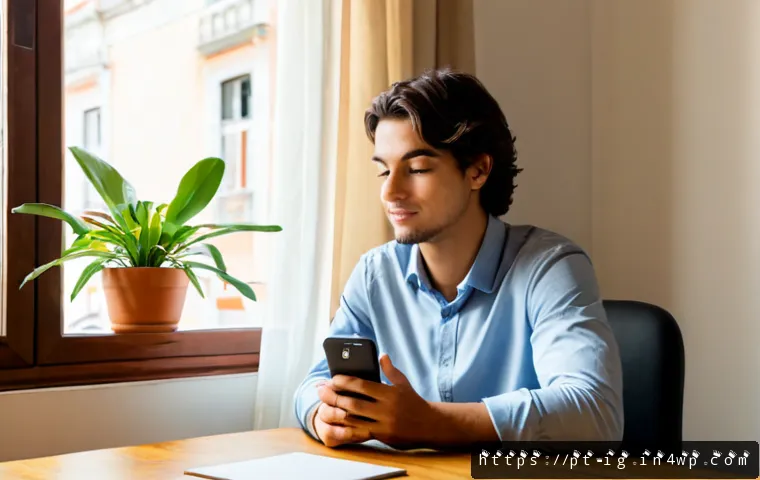 Home 30 정신건강 관리를 위한 소셜 미디어 활용법 - Photorealistic warm lifestyle scene of a Portuguese-speaking young adult in a bright Lisbon apartmen...
